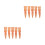 Halloween Covers Khaki Plastic Nagels Cosplay Decor 7