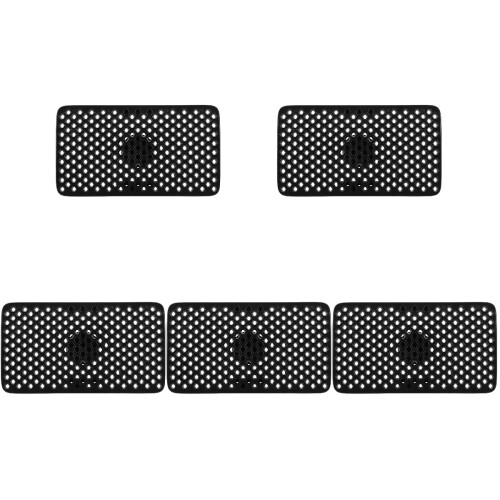 5St Universele Zwarte Auto Deflector Van ABS 2