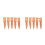 Halloween Covers Khaki Plastic Nagels Cosplay Decor 4