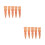 Halloween Covers Khaki Plastic Nagels Cosplay Decor 5