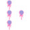 4Pièces Sucettes Faux Décoratives Rose Usage Photo 8