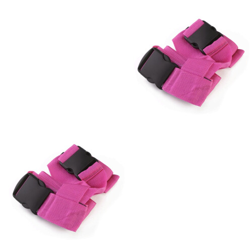 2St Roze Rood Kofferriem Bagageband 1