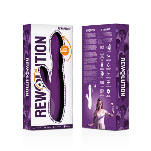 REWOLUTION - REWORABBIT FLEXIBLE VIBRATOR WITH RABBIT 2