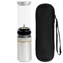 Winddichte Tragbare Gaslaterne für Camping, Verstellbare Gas-Kerzenlichtlampe für Den Außenbereich zum Bergsteigen, Angeln und Grillen A