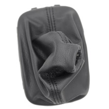 Car Automatic AT Leather Gear Shift Knob Dust-Boot Cover for Forte Koup 2009 - 2013 846401M500WK