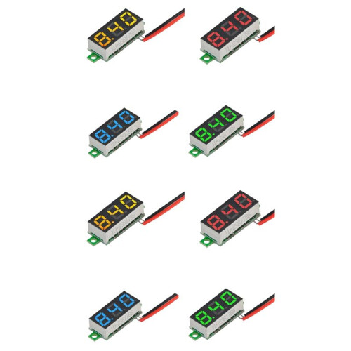 Zweidraht-Gleichstrom-Voltmeter DC4,5 V-30,0 V Digitalanzeige-Voltmeter LED-Digitalvoltmeter