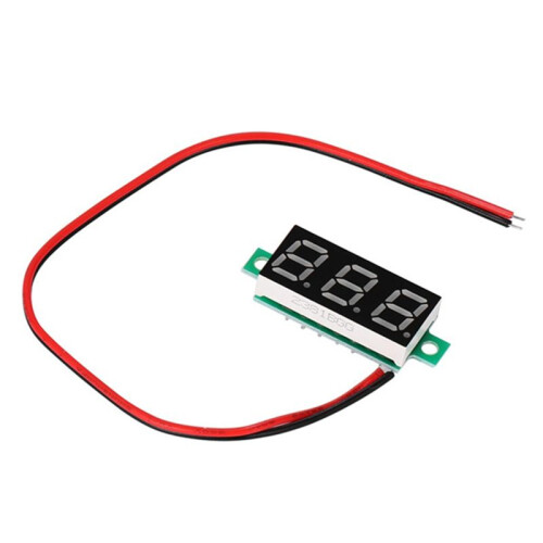 Zweidraht-Gleichstrom-Voltmeter DC4,5 V-30,0 V Digitalanzeige-Voltmeter LED-Digitalvoltmeter 2