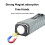 COB Flashlight Clip  Torch Handheld Camping Work Torch 90 Angle Lamp with Magnet Car Inspection Red Light Warning 5