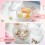 3er-Pack Große Body Puffsand-Behälter Puderbehälter mit Bubble PuffsCrystal-Behälter Weich 3