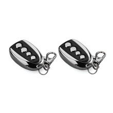 2Pcs 433.92MHz Universal Remote Control for Garage Doors and Gates 4-Button Keychain Duplicator Garage Door Opener