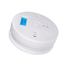 2Pcs Wireless CO Alarm with Blue LED, 0-999PPM, 10x10x4cm