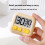 LCD Digital Kitchen Timer with Magnetic Electronic Tool for Cooking Countup Timing Cook Friendly Alarm Clock Counter A 2