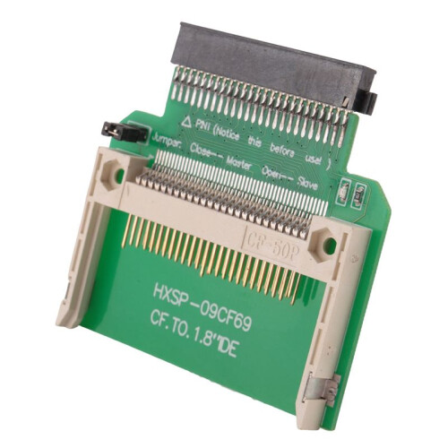 Cf Merory Card Compact Flash To 50Pin 1.8" Ide Hard Drive Ssd Adapter