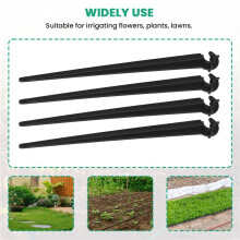 50Pcs C-Shaped Garden 4 / 7mm Drip Irrigation Pipe Bracket Bracket Fixed Rod Drip Irrigation Irrigation Fittings