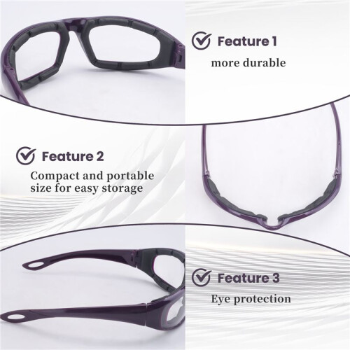 Tears Free Onion Chopping Goggles Glasses Eye Protector Kitchen Gadget Tool 2