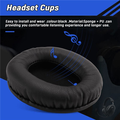 For Headset  Hyperx Cloud Ii Khx-Hscp- Headphones Ear Pad Ear Cups 1
