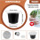 50Sets Refillable Coffee Capsules Cup Disposable Coffee Capsules Packaging Cafe Supplies for  Black 7