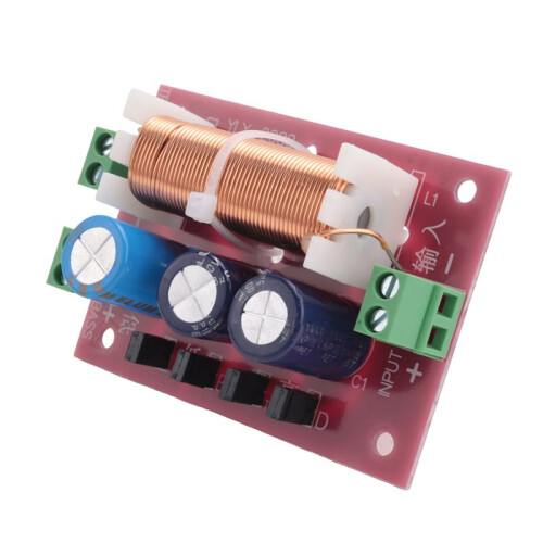 400W Speaker Crossover 2 Way High-Low 4-16 Ohm Frequency Divider for Speaker
