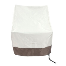 2 Pack Patio Adirondack Chair Cover 31X33X36 Inch Heavy Duty Outdoor Patio Chair Cover 420D, Waterproof Outdoor Lawn Patio Furniture Covers, Beige