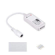RGB Led Light Strip Voice Control Work with Alexa & Home, WIFI Wireless Controller with Free App Via IOS Or Android