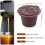 3 Pcs Refillable Reusable Espresso Capsule for  Coffee Machine Reusable Capsule Refill Empty Capsule 10