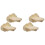 4Pièces Étagères En Bois Pour Chat Clair Steps 2