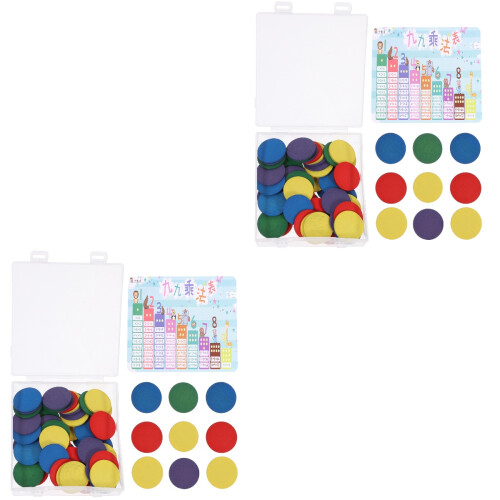 200Pièces Marqueurs Colorés Pour Apprentissage Maths Et 2