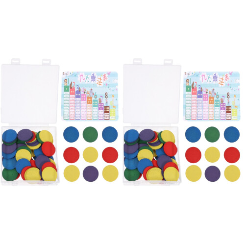 200Pièces Marqueurs Colorés Pour Apprentissage Maths Et 1