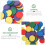 200Pièces Marqueurs Colorés Pour Apprentissage Maths Et 8