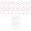 20Pièces Attache Enfants Nylon Rose Résistante Antidérapante 6