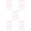 20Pièces Attache Enfants Nylon Rose Résistante Antidérapante 10