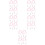 20Pièces Attache Enfants Nylon Rose Résistante Antidérapante 9