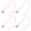 20Pièces Attache Enfants Nylon Rose Résistante Antidérapante 3