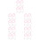 20Pièces Attache Enfants Nylon Rose Résistante Antidérapante 8
