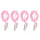 20Pièces Attache Enfants Nylon Rose Résistante Antidérapante 2