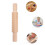 2Pièces Rouleaux Bébé Plastique Beige Outils Créatifs Pâte À Modeler 8