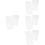 16Pièces Couvre-Rouleaux De Transparent Réutilisable Pour DIY 5