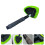 4Pièces Kit Brosse Nettoyage Auto Vert Manche Long Facile 8