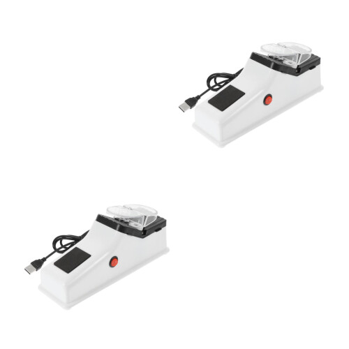 2Pièces Affûteur Couteaux Électrique USB Compact Pour Cuisine 1
