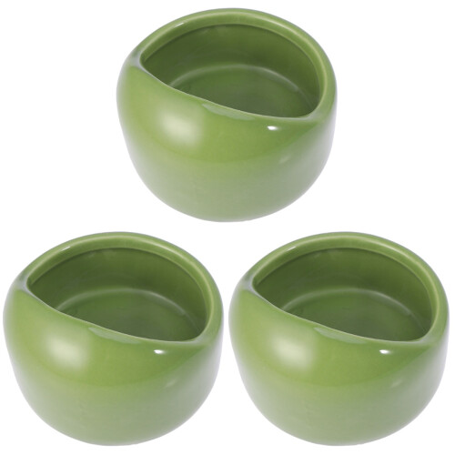 3Pièces Gamelle Céramique Pour Hamster Snacks 1