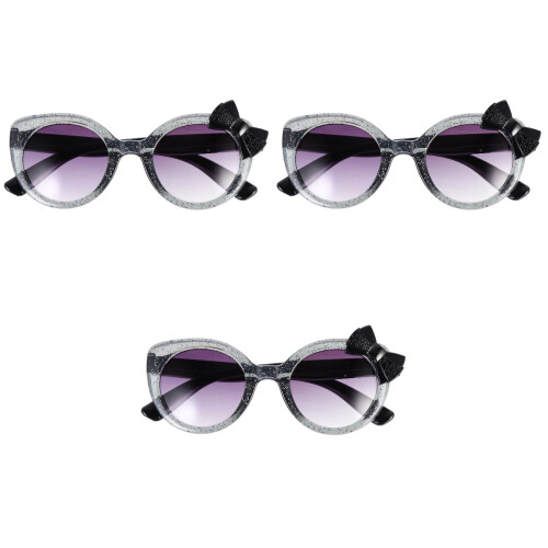 3Paires Lunettes Décoratives Enfants Accessoires Été 2