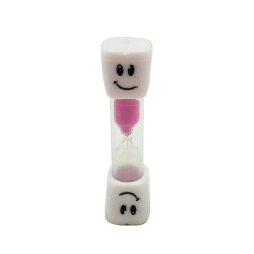 3Pièces Minuteur Enfants Rose 3 Min Brossage Dents