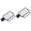 2Pièces Étagère De Rangement Noire Pour Cuisine Bain 4
