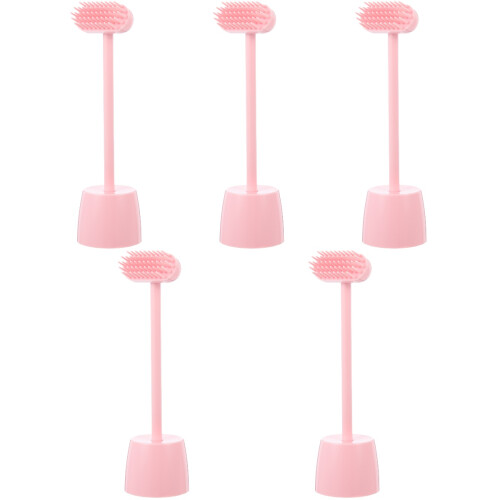 5Pièces Toilettage Rose Pour Chat Chiot 2