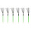 3Paires Brosse Métal Batterie Manche Bois Vert Usage Percu 4