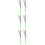 3Paires Brosse Métal Batterie Manche Bois Vert Usage Percu 8