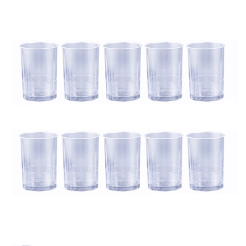 30Pièces Coupes Transparent Réutilisables Pour Dessert