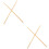 2Paires Baguettes Percussion Noyer 7A Beige Confortables 6