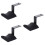 3Pièces Crochet Casque Silicone Noir Polyvalent Fixation Simple 7