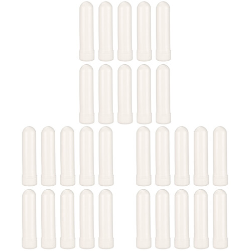 30Pièces Inhalateurs Rechargeables Blancs Pour Nasal 2